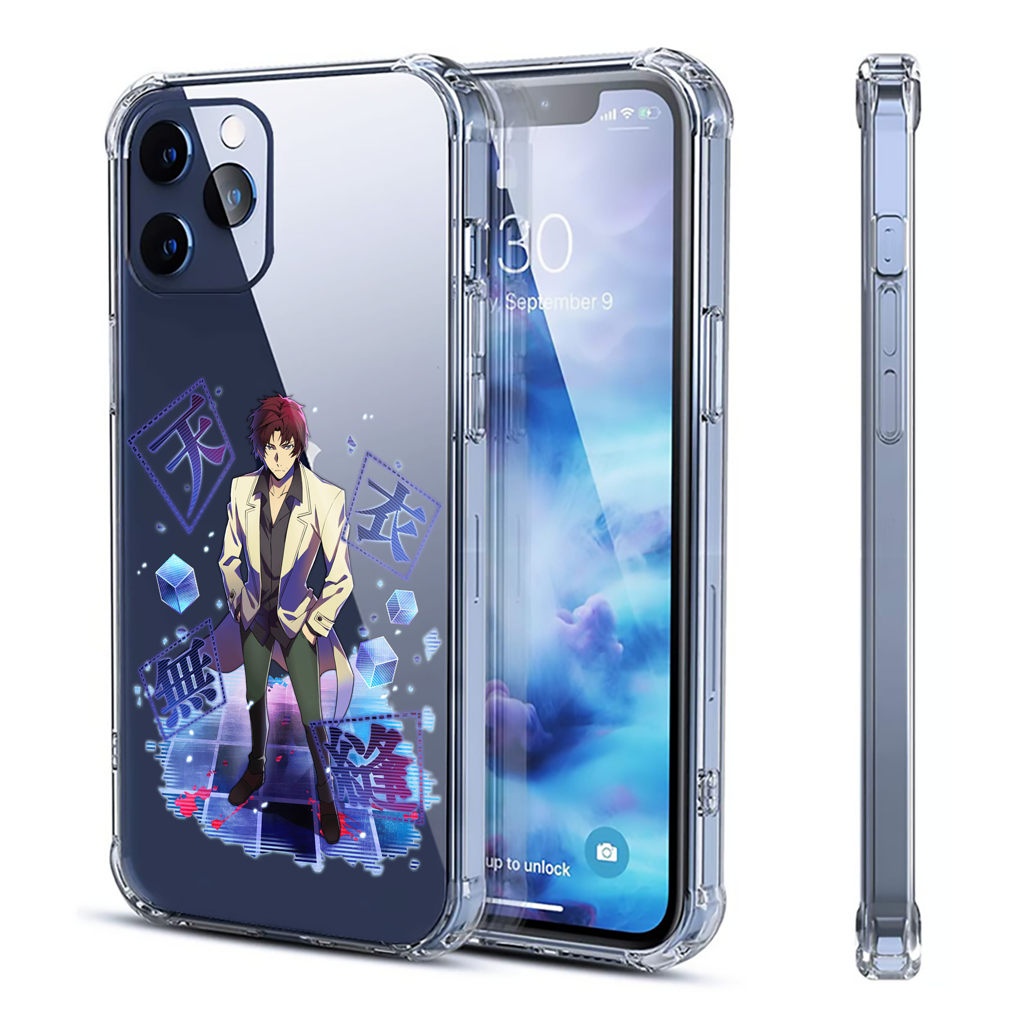 （画像用） 文豪ストレイドッグス Bungo Stray Dogs 【iPhone 12シリーズ対応】透明スマホケース（クリアソフトケース）